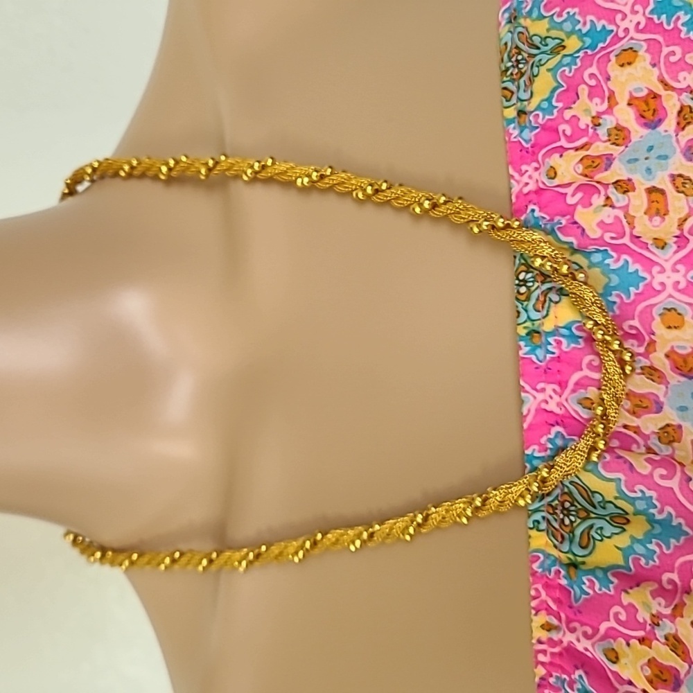 Vintage Mesh/Beaded Twist Necklaces